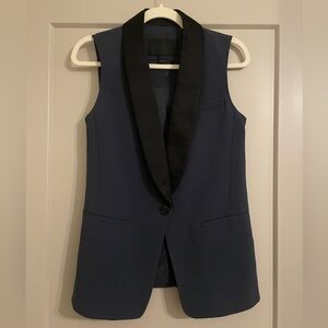 Jcrew Collection navy vest size 0